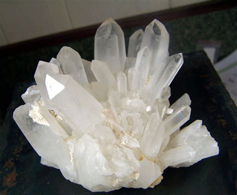 Large Quartz Crystal Cluster natural raw points clear