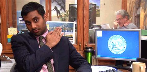 Tom Haverford brush yo shoulders off | Parks and recreation, Tom haverford, Parks and recreation ...