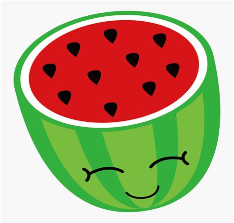 Watermelon Cartoon Clip Art - Watermelon Cartoon Png, Transparent Png - kindpng