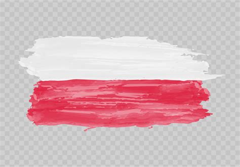 Watercolor painting flag of Poland 22752802 Vector Art at Vecteezy