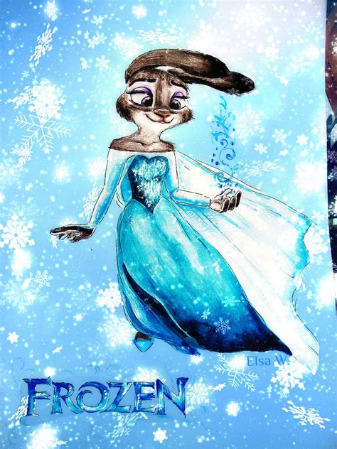 Art of the Day #390: Zootopia X Frozen – Zootopia News Network