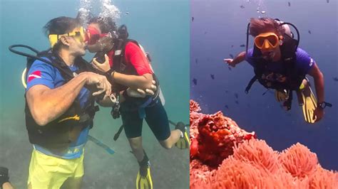 Must watch! Milind Soman shares a romantic underwater kiss with wife ...