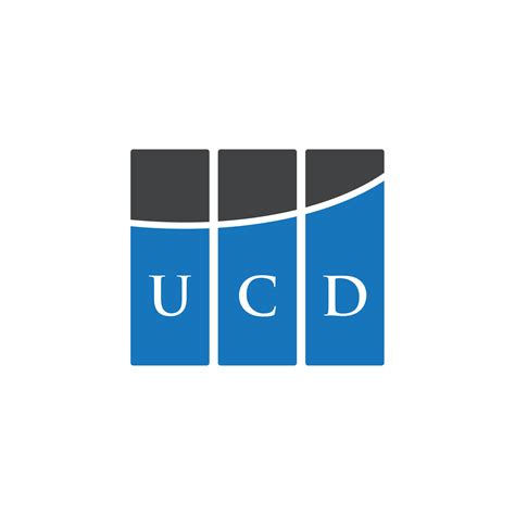 UCD letter logo design on white background. UCD creative initials ...