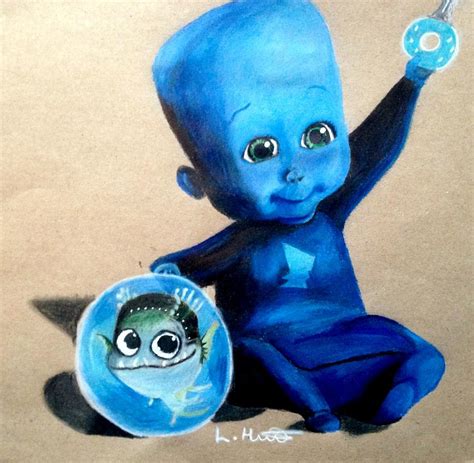 Baby Megamind Drawing by Loren Hill | Pixels