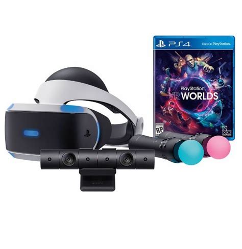 Sony PlayStation VR V2 + 2x PS Move + PlayStation 4 Camera V2 + VR Worlds (PS4)