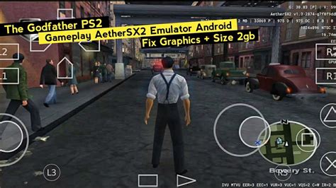 The Godfather Gameplay On AetherSX2 PS2 Emulator Android + Fix Graphics - YouTube