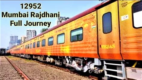 12952 Tejas Mumbai Rajdhani Express Full Journey and Review - YouTube