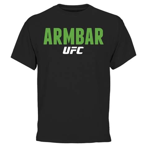 UFC Armbar T-Shirt - Black | Black shirt, Ufc clothing, T shirt