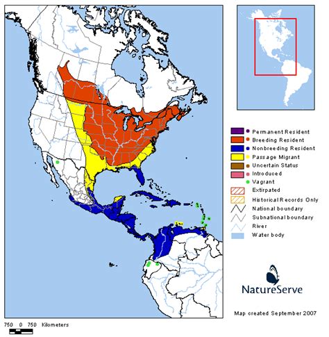 Tennessee Watchable Wildlife | Baltimore Oriole - Habitat: 1