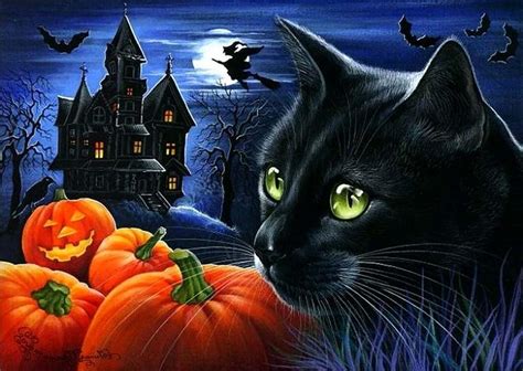 Halloween Black Cats Wallpapers - Wallpaper Cave