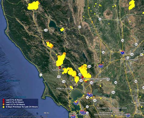 Satellite photos of California wildfires - Wildfire Today