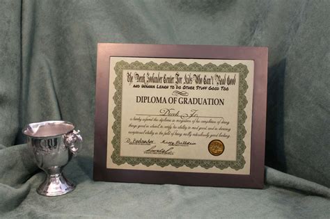 Derek Zoolander School Diploma of Graduation - Geekify Inc