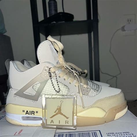 Off white jordan 4 sail outfit – Artofit