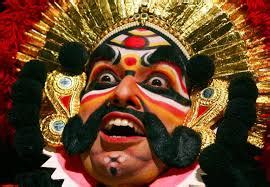 yakshagana mask - Google Search | Face art, Mask, Face painting