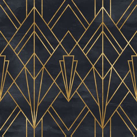 Black Geometric Pattern Peel and Stick Wallpaper - Walmart.com ...