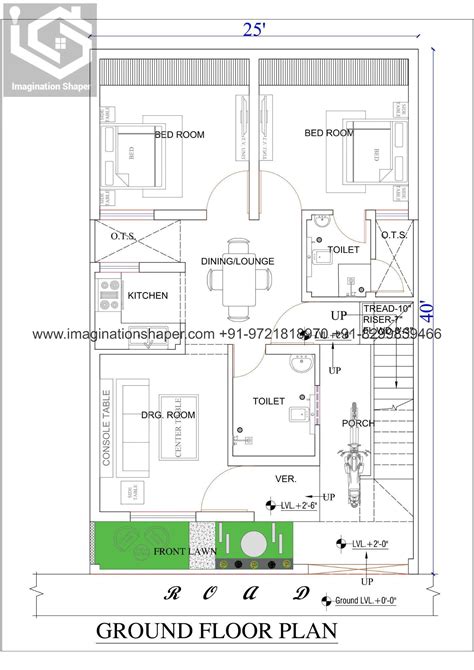 1000 Sqft House Plan - Customized Designs by Professionals - Imagination shaper