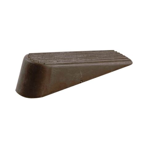 Shepherd Brown Rubber Door Stops (2 per Pack)-9132 - The Home Depot