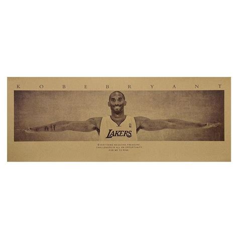 Kobe Bryant Wingspan Quote Poster