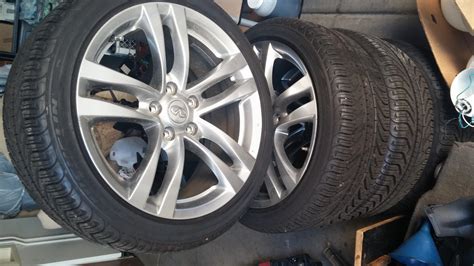 For Sale 18 inch OEM rims and brand new tires - MyG37