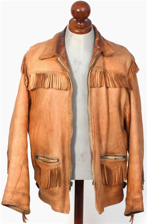 Uber Buckskin fringed leather jacket