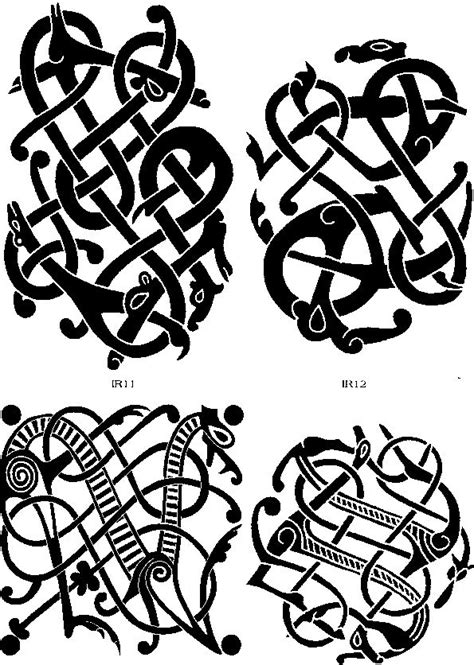 IR13 iR 14 | Viking art, Celtic art, Viking pattern