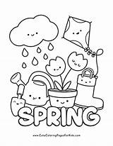 Free Printable Spring Coloring Pages That Are So Cute 🌸  sketch template