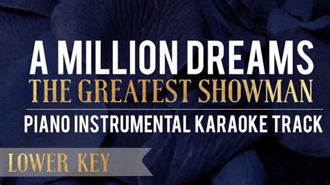 A Million Dreams The Greatest Showman - Piano Instrumental Karaoke ...