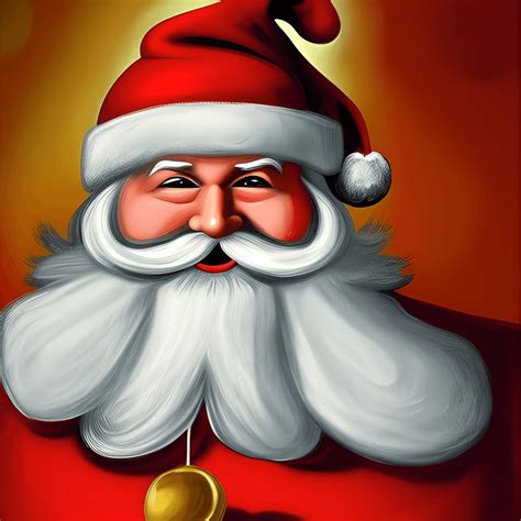 Santa Claus Painting by Ernest William Christmas · Creative Fabrica