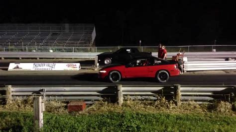 91 Eagle Talon Drag Racing - 10.8 @ 134mph - YouTube