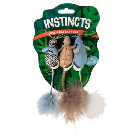 Instincts SmartyKat Catnip Caravan Cat Toy - 3 Pack