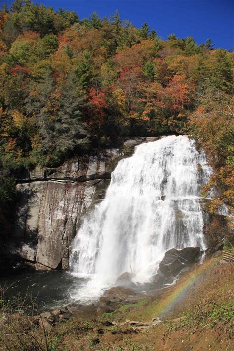 Rainbow Falls, Gorges State Park, North Carolina, Fall Leaves, Autumn ...