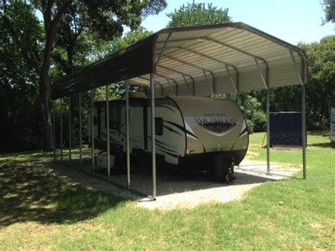 Carport | Regular Roof | 18W x 36L x 12H | Metal RV Camper Shelters