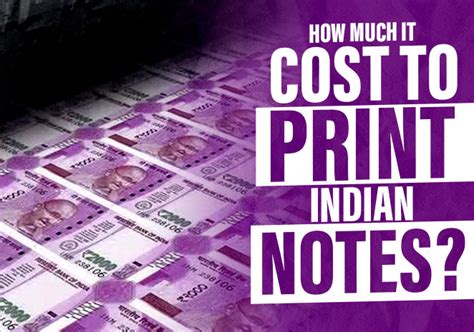 What's the Real Cost of Printing Indian Currency Notes?