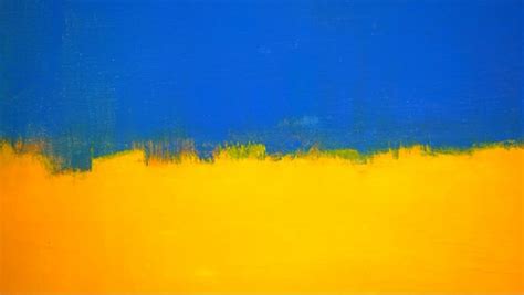 Blue Yellow Painting Rothko Kazoart - lacoquetteac