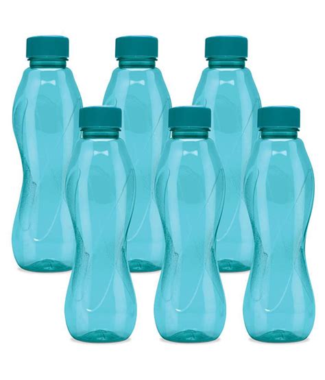 Generic Blue 1000 mL Plastic Water Bottle set of 6: Buy Online at Best Price in India - Snapdeal