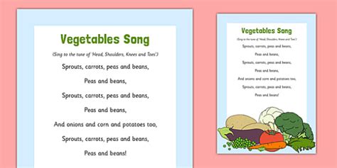 Vegetables Song