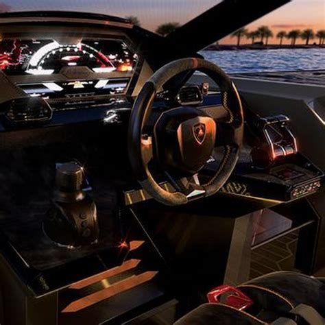 Lamborghini Yacht Interior - Draw-dink