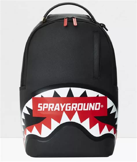 Sprayground Logo Core Black Backpack