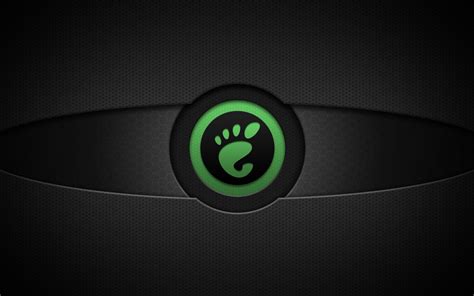 Wallpaper : black, logo, Linux, circle, brand, GNU, GNOME, shape, screenshot, computer wallpaper ...