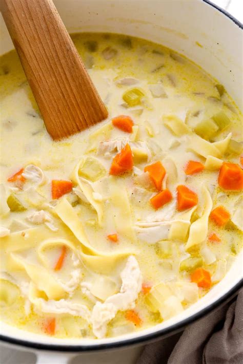 Creamy Chicken Noodle Soup - Easy Chicken Recipes