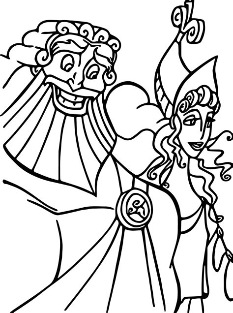 Zeus Hercules Coloring Pages - Wecoloringpage.com