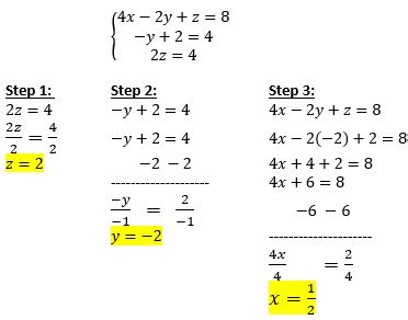 Solving System of Equations with 3 Variables | Steps & Examples - Video ...