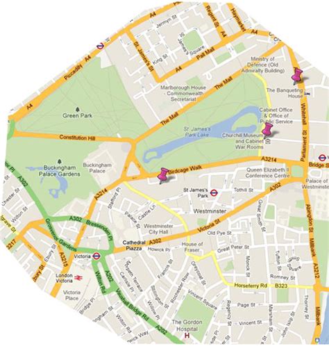 Westminster London Guide, Free Sightseeing Map and Guide For Visitors.