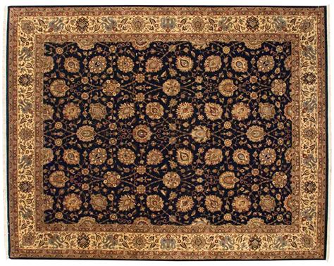 8×10 Kashan Blue Oriental Rug 027017 – Carpets by Dilmaghani