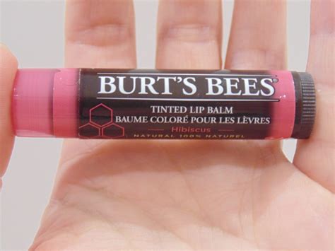 Burt's Bees Tinted Lip Balm - Hibiscus - Melanie's Fab Finds