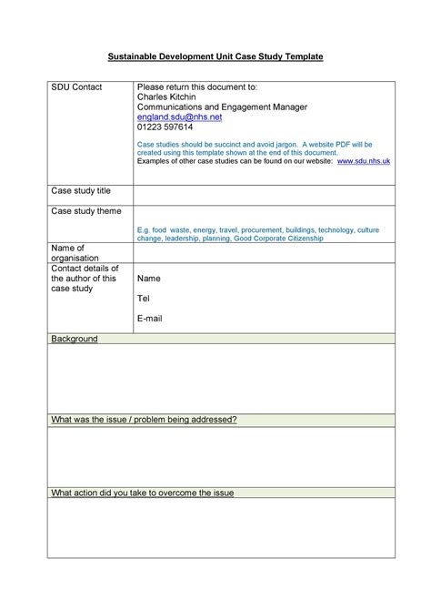 49 Free Case Study Templates ( + Case Study Format Examples + )