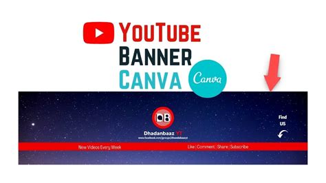 Canva Tutorial | Best YouTube channel art or banner Video - YouTube