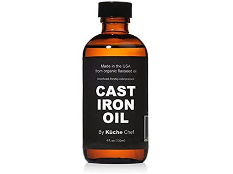 Organic Cast Iron Oil & Cast Iron Conditioner (4 oz) - Made from ...