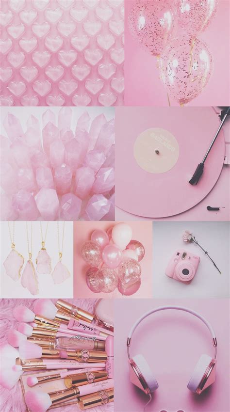 Wallpaper, iPhone, Android, background, glitter, pink, pastel, HD, pretty, girly | Pink glitter ...