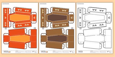 Enkl 3D Halloween Coffin Printables (teacher made) - Twinkl